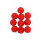 10pcs Magic Sponge Ball Red Magic Props Comedy Tricks Finger Sponge Play Ball Gift for Kid Halloween Party Masquerade