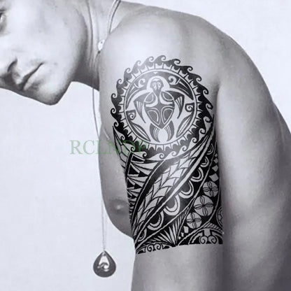 Waterproof Temporary Tattoo Sticker Joker Skull Letter Big Size Body Art Flash Tatoo Fake Tatto Stickers for Girl Men Women