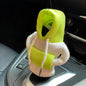 Car Hoodie Handle Shark Cute Hoodie Car Gear Shift Knob Cover Short Plush Manual Handle Gear Auto Interior Accessories