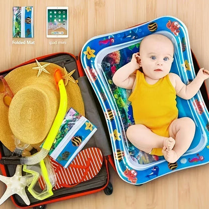 Large Baby Play Mat Summer Inflatable Water High Quality Baby Early Education Water Play Mat Suitable for Baby Activity Exercise