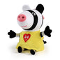 16-19CM Genuine Peppa Pig Bundle pocket 8 Friends Daddy Mammy Peppa George Plush Bahs Stuffed Dolls Pajamas Peppa Kids Gift