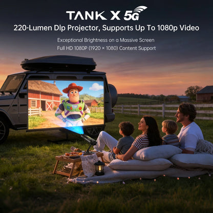 8849 Tank X Unihertz 220 Lumen 1080P Projector Rugged Smart Phone Android15 17600mAh 512GB Dimensity 8200 NFC Night Version 2026