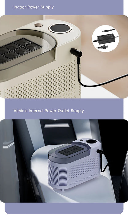 Electric Small Ice Maker Home Dormitory Office Camping Ice Automatic Ice Making Box Ice Machine Home Car Dual Use 12/110/220V
