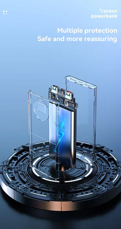 2027 Lenovo HOT CCC 500000mAh PowerBank 120W Super Fast Charging PD20W LED Digital Display Battery Suuply For iPhone17  Xiaomi