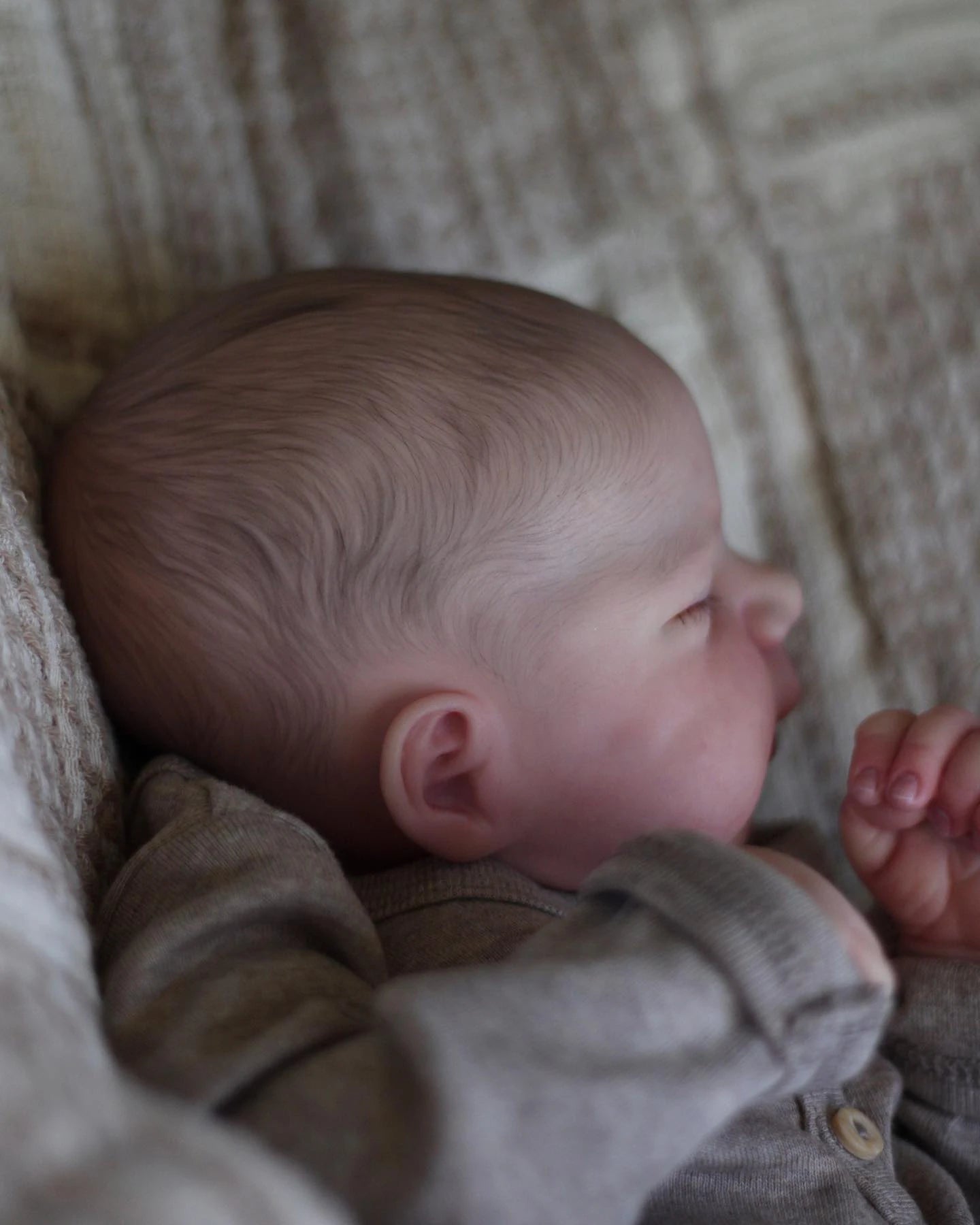 NPK 19inch Pascale Newborn Full Body Baby Reborn Doll with 3D Skin Multiple Layers Painting with Visible Veins Soft Touch Doll