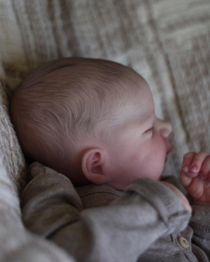 NPK 19inch Pascale Newborn Full Body Baby Reborn Doll with 3D Skin Multiple Layers Painting with Visible Veins Soft Touch Doll