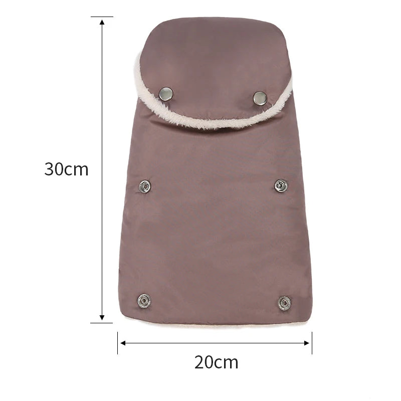 Stroller Gloves 1 Pair Winter Windproof Warm Simple Style Universal Prams Gloves Waterproof Baby Stroller Accessories
