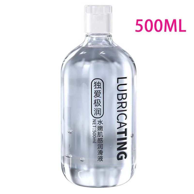 60ML/200ML/500ML Water Based Intimate Lubricant Hypoallergenic Quick-Drying Non-Greasy Easy to Clean for Men Women