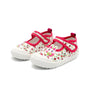 JGSHOWKITO Girls Canvas Shoes Soft Sports Shoes Kids Running Sneakers Candy  With Cartoon Rabbit Carrots Prints Children