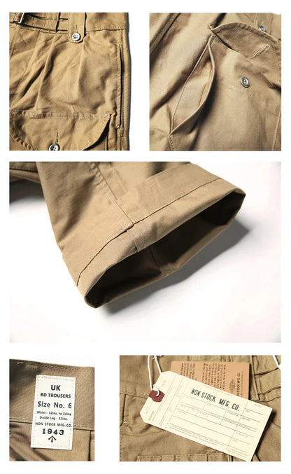 Non Stock Army Combat Trousers 1943 Pattern Vintage Workwear Pants Gurkha