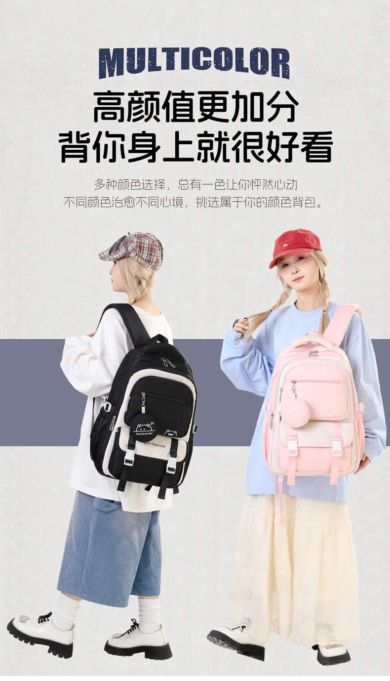 Waterproof Girls Backpacks Children School Bags for Teenagers Fashion Travel Backpacks Printing Child Schoolbags Satchel Mochila
