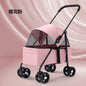 2026 New Lightweight Foldable Pet Stroller Teddy Cat Dog Handcart Outdoor Travel Cart for Small Pets