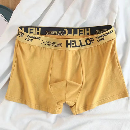 10Pcs Men's Boxer And Briefs Fashion Underwear High Stretch Boxer And Briefs Shorts Breathable Soft Men's Shorts Comfortable