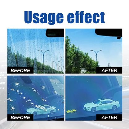 Motorcycle Glass Oil Film Remover Glass Polishing Compound Windshield Cleaner Car Glass Polishing Clear Window Auto Detailing