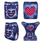 U Pick ALVABABY Digital Position Cloth Diapers Baby Reusable Modern Cloth Nappy for Baby with 1pc Microfiber Insert