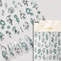 5D Gold Stamped Silver Sun Stars Snake Nail Art Stickers Totems Reliefs Self Adhesive Dark Chinese Style Manicure Decals