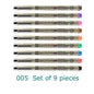 Set of 8/14colors SAKURA Pigma Micron Liner Pen 0.25mm 0.45mm Color Fineliner Drawing Lines Marker Pen Student Art Supplies