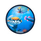 Orff 10 inch Sea Wave Drum Round Solid Wood Instrument Musical Children Percussion For Baby Early Learning Music Equipment