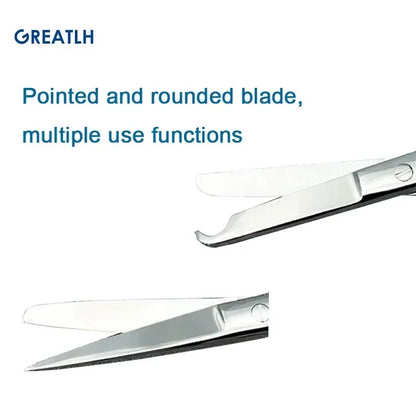 Stainless Steel Remove Suture Scissors Nurse Scissors Stitch Scissors Medical Surgical Tool Straight/Curved 1pcs
