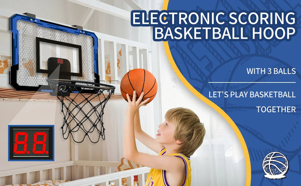 New Children's Sports Basketball Set Toys Wall-mounted Folding Basketball Rack Outdoor Indoor Parent-child Sports Games