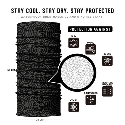 Seamless Snood Bandana Multifunctional Headwear Outdoor Sports Sun Protection Cycling Scarf Fishing Halloween Unisex Neck Mask
