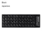 Non-slip English Arabic Keyboard Stickers Wear-resistant Laptop Keyboard Stickers Russian Letter Deutsch Spanish Alphabet Layout