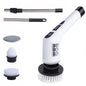 Electric Cleaning Brush Bathroom Wireless Electric Spin Scrubber Portable Car Wash Brush with Cleaning Sponge Home Appliances