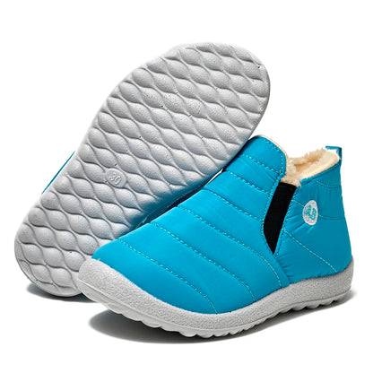 Fashion Girls Shoes Winter Girls' boots Children Ankle Boots Comfortable Slip On Waterproof Upper Lightweight Kids Shoes