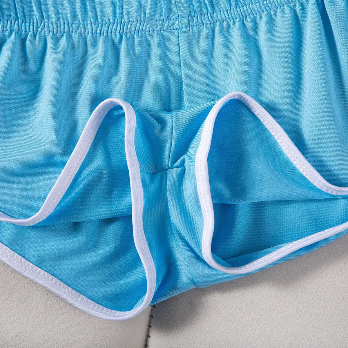 Sexy Running Elastic Sport Shorts Men's Summer Shorts Hot Pants Bar Nine Points Slim Fit Cotton Milk Silk Men's Fashion