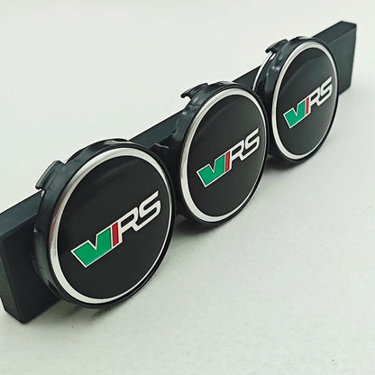 4pcs 60mm Car Wheel Center Hub Cap Rim Cover VRS Logo Emblem Sticker For Skoda Octavia Fabia Kamiq Kapoq Kodiaq Rapid SCALA