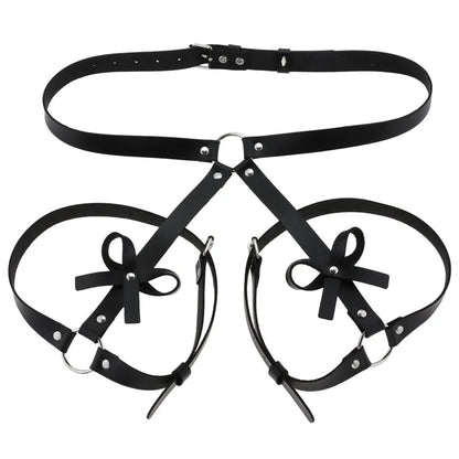 Women Sexy PU Leather Harness Sexy Lingerie BDSM Sexual Outfit Garter Belt Fetish Erotic Gothic Sex Costume Babydoll Underwear