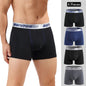4pcs Cotton Boxer Shorts Soft Men's Panties BONITOS Letter Waistband Men Underpants Boxer Briefs Sexy Underwear for Man Boxers