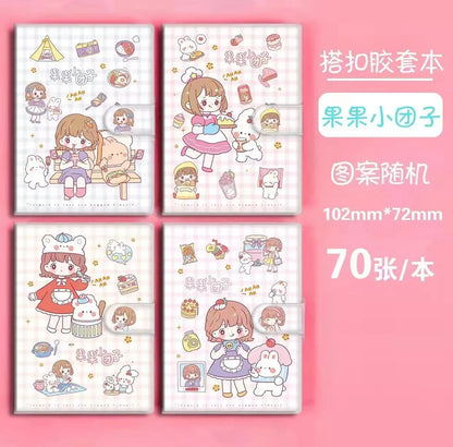 Kawaii Mini Portable Notebook Small Notepad For Daily Notes School Office Stationery Convenient To Carry Cute
