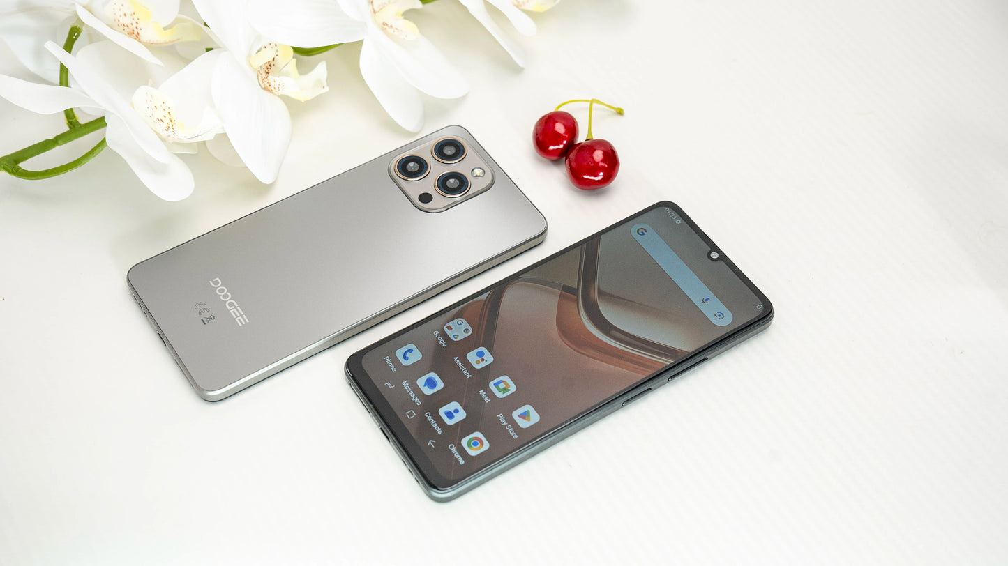Global Version DOOGEE Note 58 Android 15 Smartphone 8GB RAM+128GB ROM 6.75" HD+ 90Hz IPS Screen 6250mAh Large battery NFC