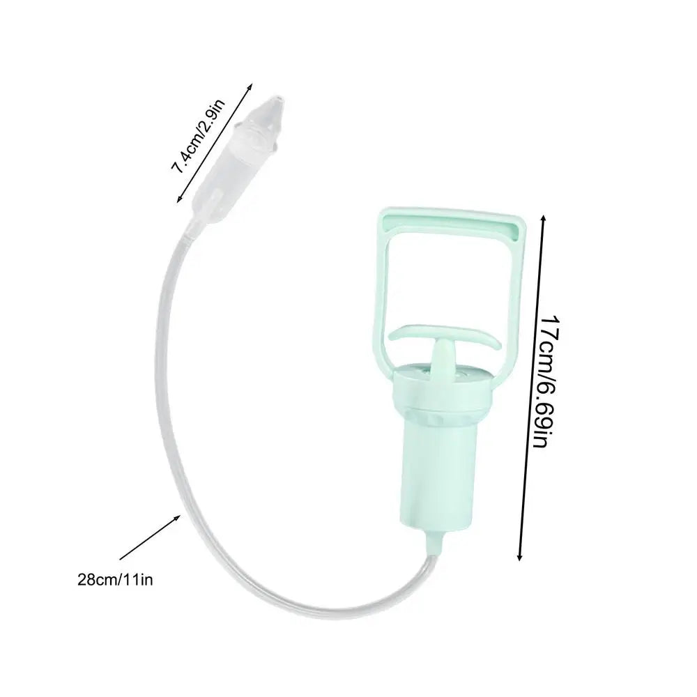 Baby Nasal Aspirator Powerful Hand Pump Safe Comfortable Nose Cleaner For Newborns Toddlers Kids Portable Relief Mucus Remover