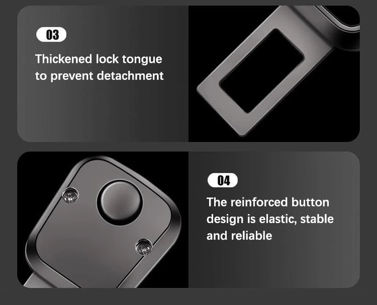 Car Seat Belt Clip Extender Safety Seatbelt Lock Buckle Plug Accessories For BYD Formula Leopard 8 5 Ti3 Ti7 Formula Leopard 5