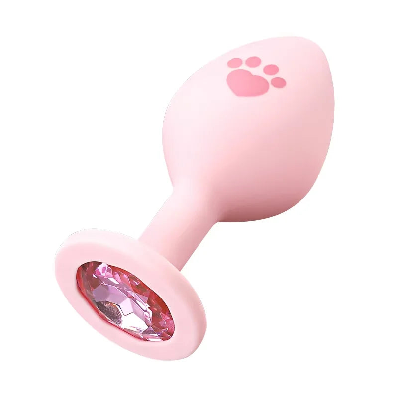 Cat Paw Anal Plug Adult Couple Games Butt Plug Erotic Product Penetration Anal Toy with Hairball Fox Tail Sex Toys for Men Women