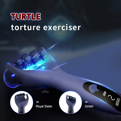 Glans Trainer for Men Powerful Vibrating Penis G Spot Masturbator Soft Fingertip Prolong Endurance Massage Vibrator Erotic Toys