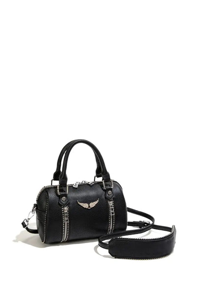 Famous design zipper women's crossbody bag, fashionable women's chain shoulder bag, modern trendy style handbag