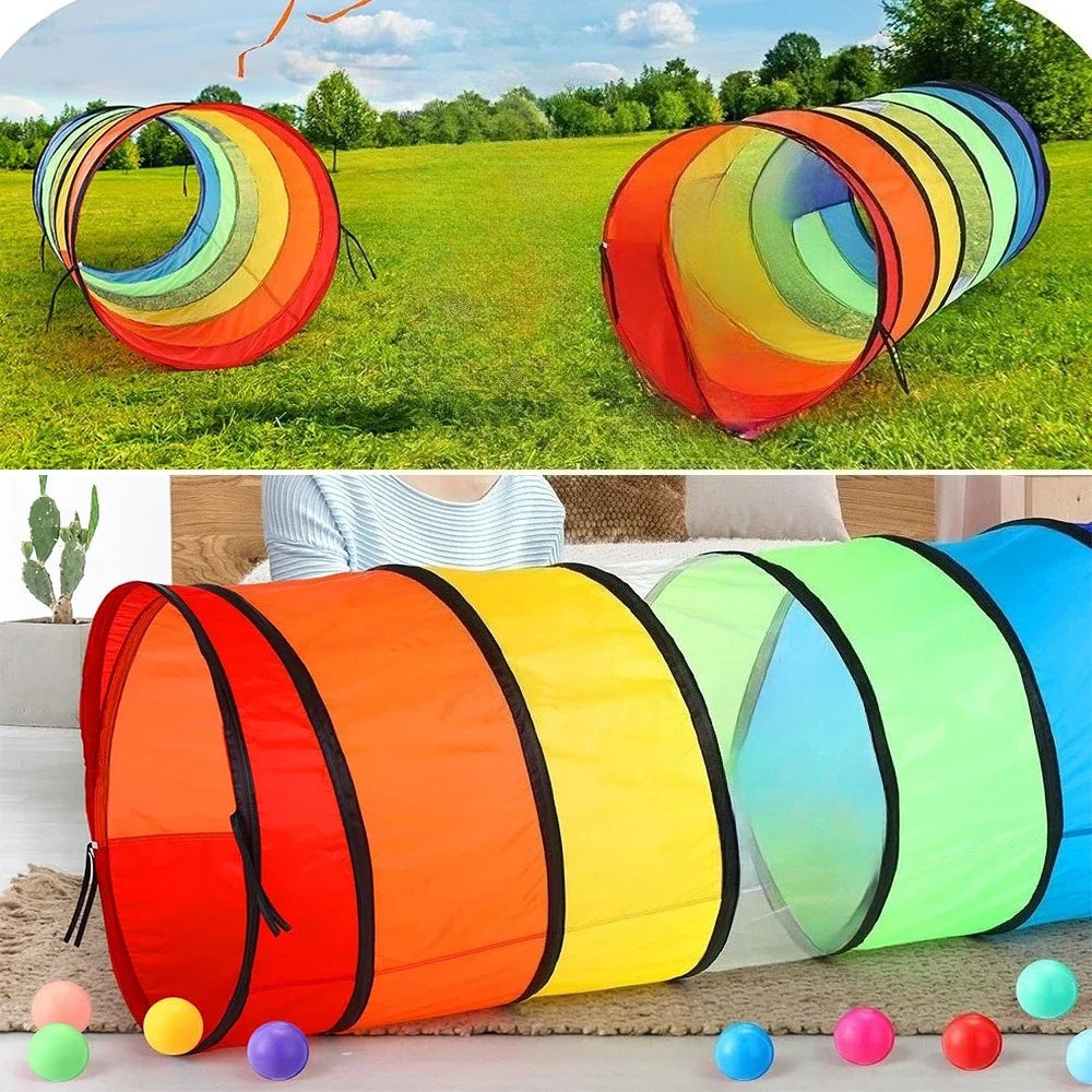 175cm crawling passage, tunnel, is the first choice for outdoor activities, Outdoor Play Accessories for Pets: Small Animal Tubes and Tunnels