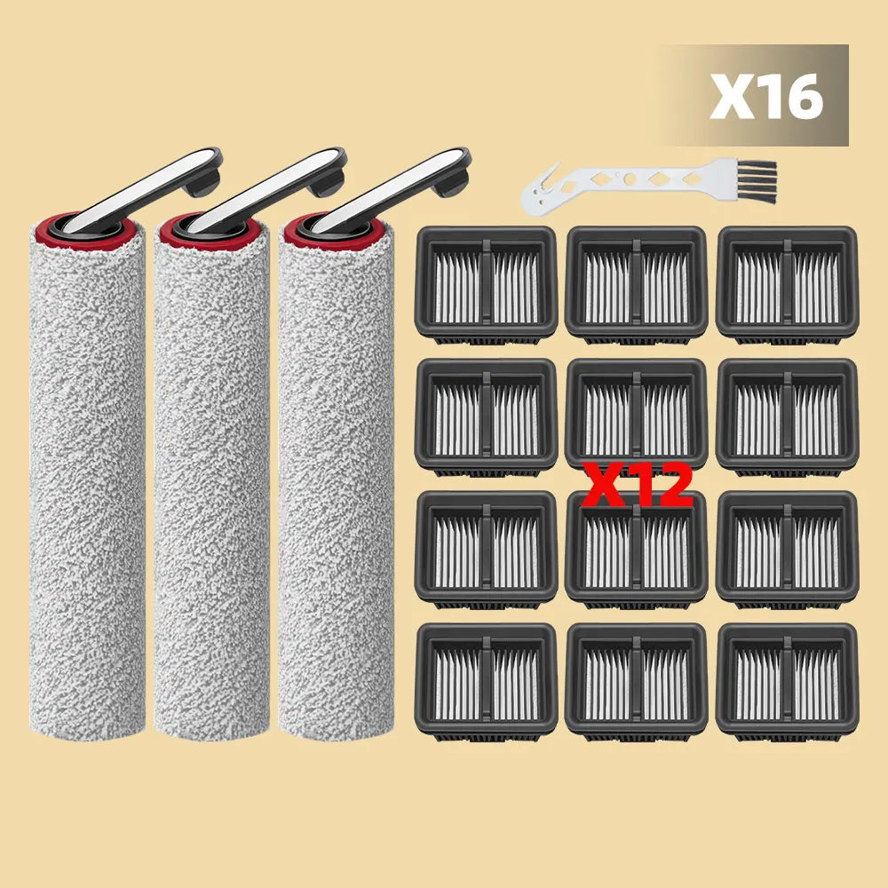 Soft Roller Brush Filter Fit For Dreame H13 Pro Plus Mix / M13 Beta, Dreame H12 Pro / H12 Plus / H12 Dual Hepa Parts Accessories