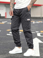 Spring Men's Casual Cargo Pants Men Outdoor Jogging Elastic Waist Drawstring Sweatpants Loose Overalls Trousers Clothing