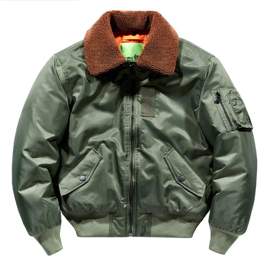 Warm Men's jackets Thick Brand Luxury Winter Down Jacket Coats Parkas Pilot Jackets Outwear Padding Padded Puffer Jacket HXY282