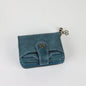 Women's short European and American fashion buckle wallet zipper coin purse