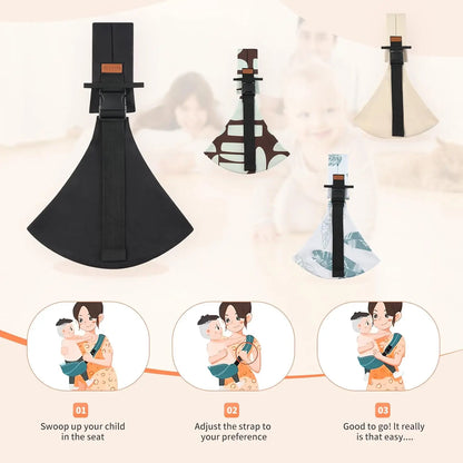 Portable Baby Carrier Wrap Toddler Accessories Multifunctional Strap Infant Bag Adjustable Shoulder Baby Carriers Sling for Kid