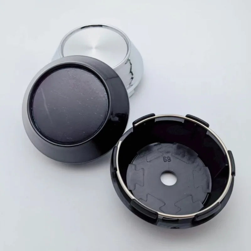 4pcs 60mm 64mm 65mm 68mm 69mm No Logo Emblem Car Wheel Center Caps Wheels Hub High Cap Rim Hubcaps Dust Cover Car Accessories