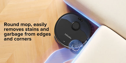 Lubluelu S1000 Robot Vacuum Mop with Self-Cleaning Station 11000Pa 75℃ Hot Water Wash Auto-Dry Carpet Boost Cleaning for Home