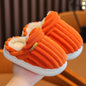 SmilePoP New Classic Fuzzy Kids Shoes Winter Outdoor Warm Antiskid Children's Slippers Indoor Furry Comfortable Home Girl Shoes