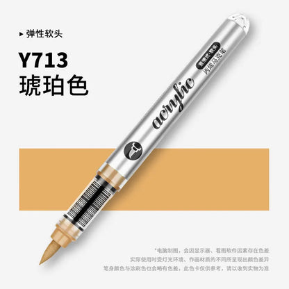 1 PC 120 Colors Acrylic Paint Marker Pens Professional Drawing Pens for Graffiti Manga School Aesthetic Stationery Art Supplies