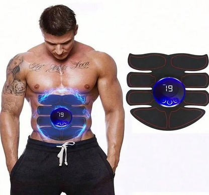 USB Charging EMS Abdominal Muscle Stimulator for Men Fitness ABS Arm Training Patches Home Muscle Exercise Equipment